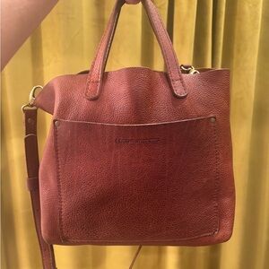 Brown Leather Tote Bag